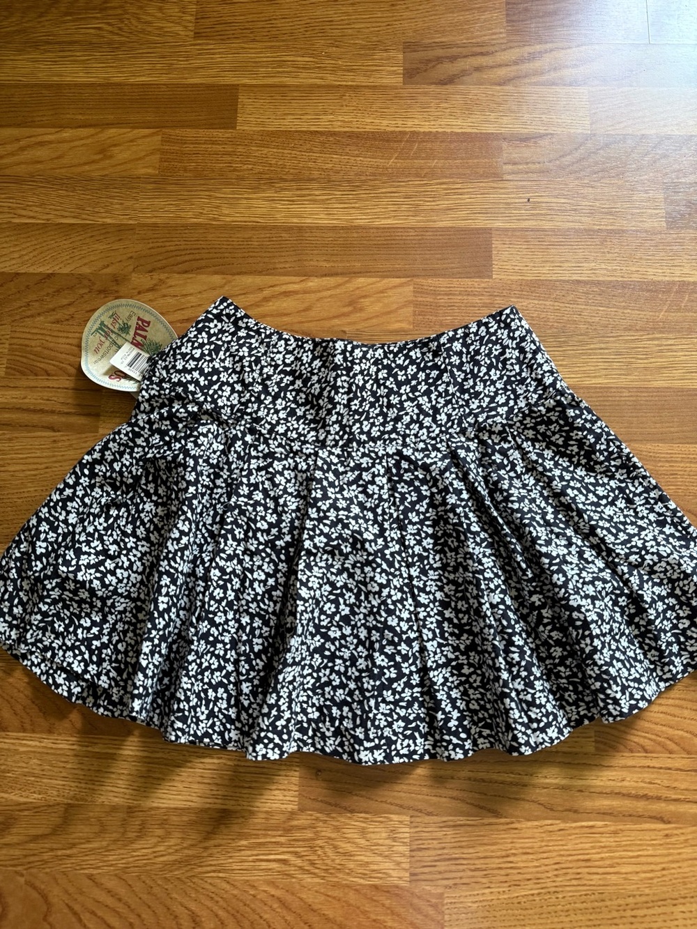Vintage 90s Palmetto's Deadstock Ditsy Floral Pleated Mini Skirt - NWT